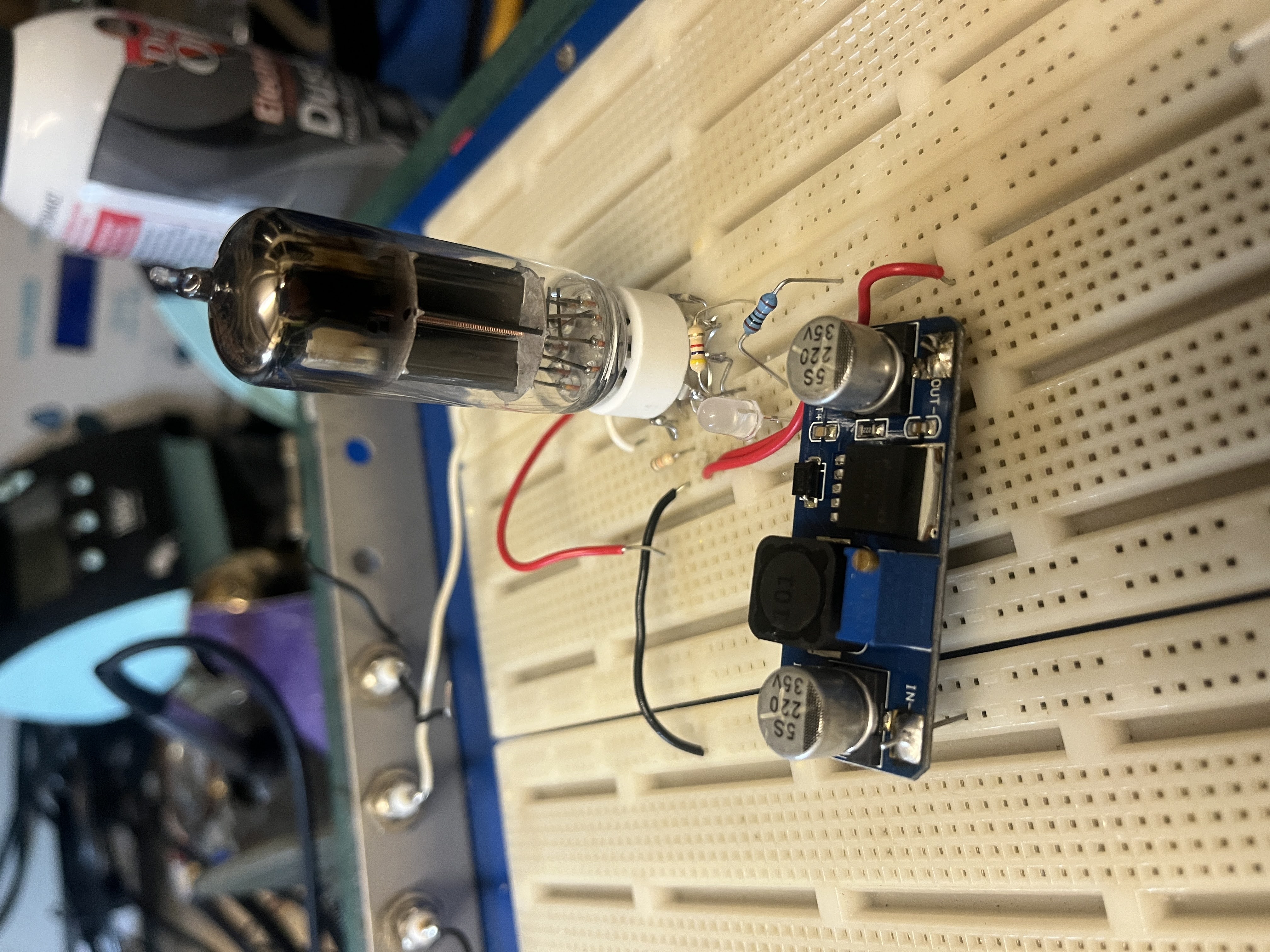 Vacuum tube on nerd kit